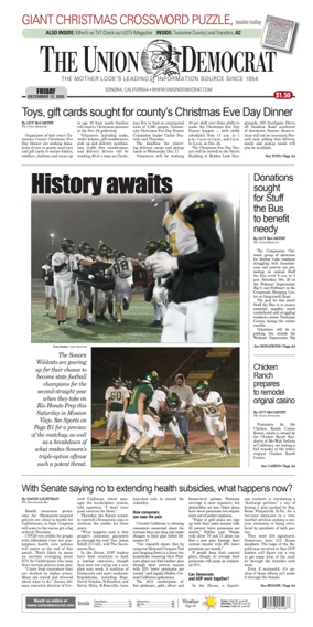 Cover of The Union Democrat