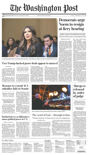 Cover of The Washington Post