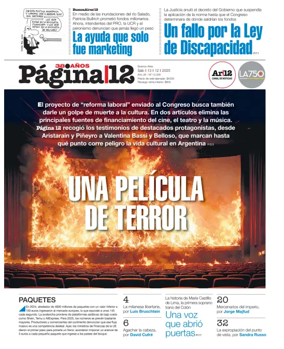 Cover of Pagina 12