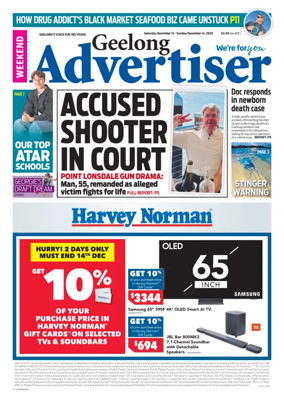 Cover of Geelong Advertiser