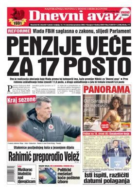 Cover of Dnevni avaz