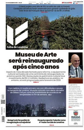 Cover of Folha de Londrina