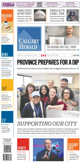 Cover of Calgary Herald
