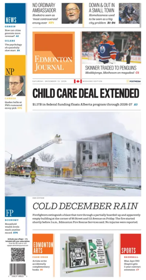 Cover of Edmonton Journal