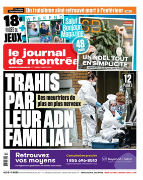 Cover of Le Journal de Montreal