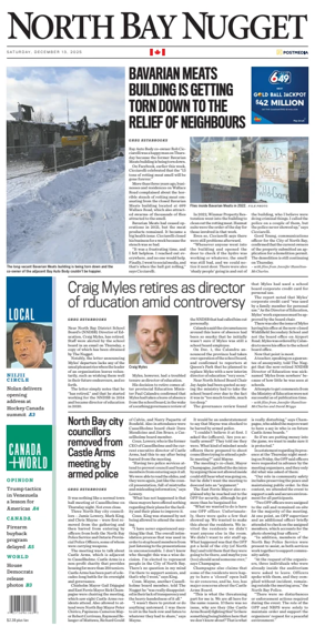 Cover of North Bay Nugget