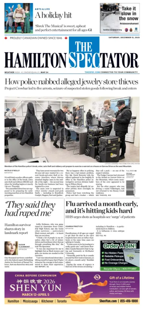 Cover of The Hamilton Spectator