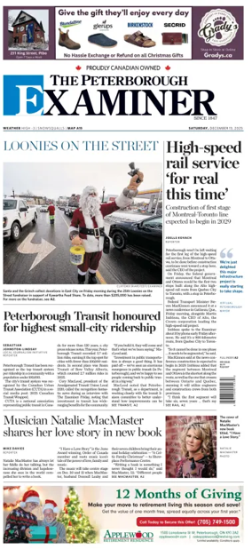 Cover of The Peterborough Examiner