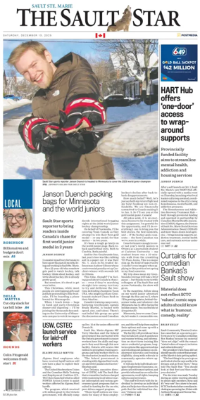 Cover of The Sault Star