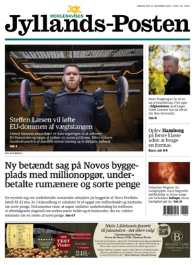 Cover of Jyllands-Posten