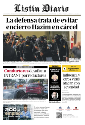 Cover of Listin Diario