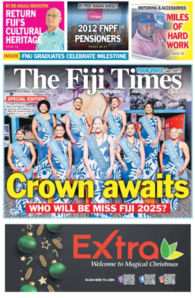 Cover of The Fiji Times