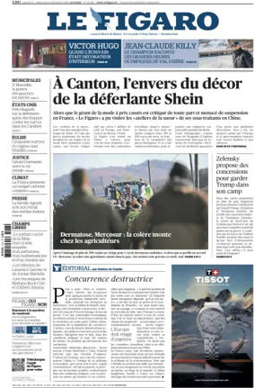 Cover of Le Figaro