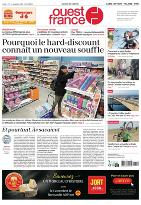 Cover of Ouest France (Caen)