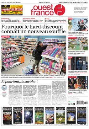 Cover of Ouest France (La Roche-sur-Yon)