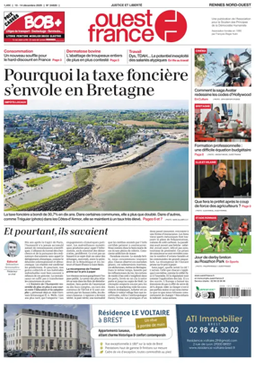 Cover of Ouest France (Rennes Nord)