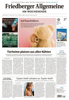 Cover of Friedberger Allgemeine