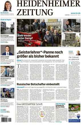 Cover of Heidenheimer Zeitung