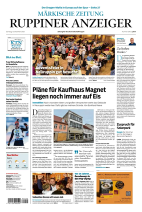 Cover of Ruppiner Anzeiger