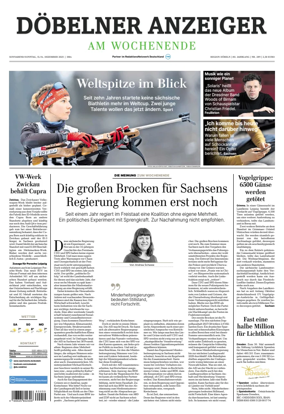 Cover of Sächsische Zeitung (Döbeln)
