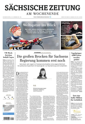 Cover of Sächsische Zeitung  (Görlitz)
