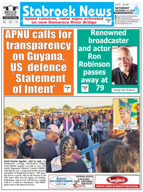 Cover of Stabroek News