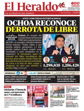 Cover of Diario El Heraldo