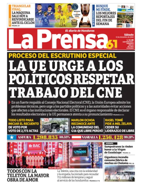 Cover of Diario La Prensa