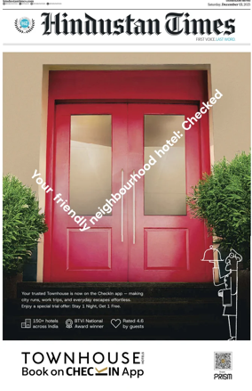 Cover of Hindustan Times (Chandigarh)