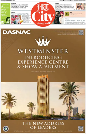 Cover of Hindustan Times (Gurgaon) - City