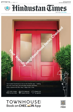 Cover of Hindustan Times ST (Jaipur)