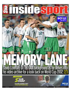 Cover of Irish Daily Star - Inside Sport