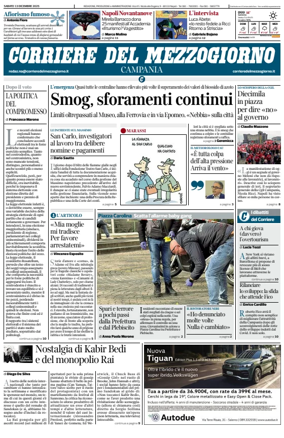 Cover of Corriere del Mezzogiorno (Campania)