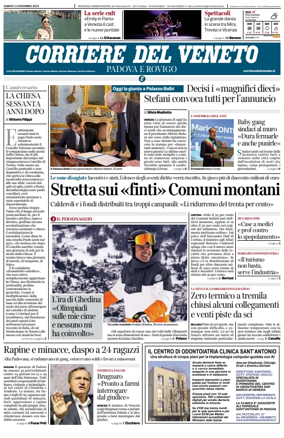 Cover of Corriere del Veneto (Padova e Rovigo)