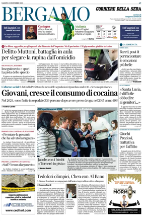 Cover of Corriere della Sera (Bergamo)