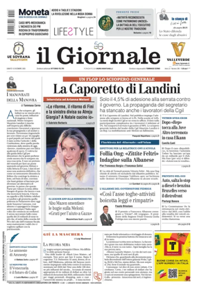 Cover of Il Giornale (Italy)