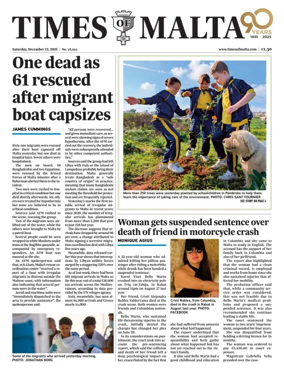 Cover of Times of Malta