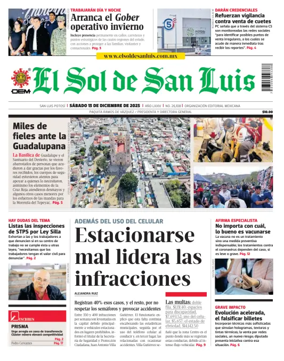 Cover of El Sol de San Luis Potosi