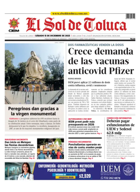 Cover of El Sol de Toluca