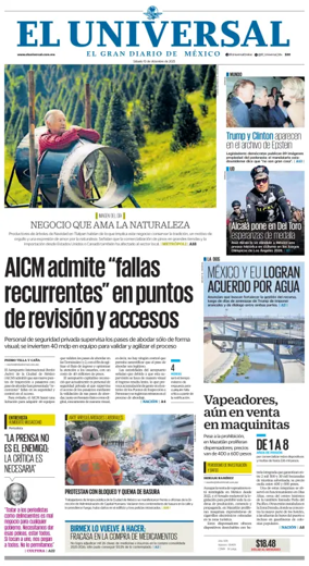 Cover of El Universal