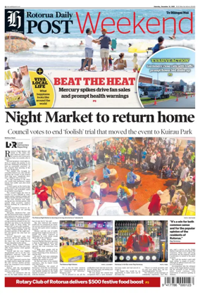 Cover of Rotorua Daily Post
