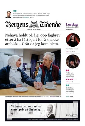 Cover of Bergens Tidende