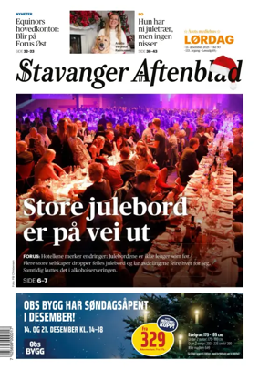 Cover of Stavanger Aftenblad