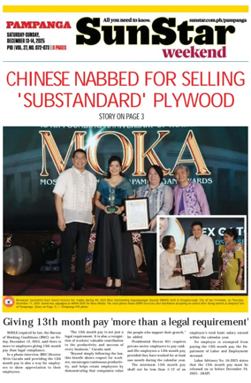 Cover of Sun.Star Pampanga