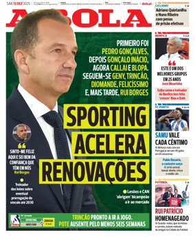 Cover of A BOLA (Portuguese)