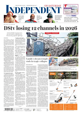 Cover of The Independent on Saturday