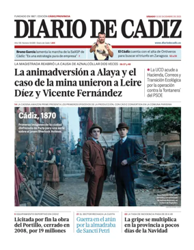 Cover of Diario de Cadiz