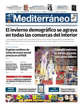 Cover of El Periódico Mediterráneo