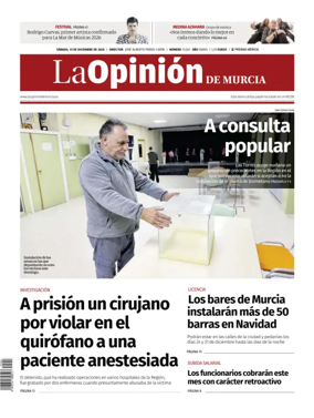 Cover of La Opinión de Murcia