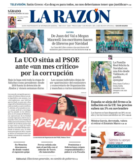 Cover of La Razon (Madrid)